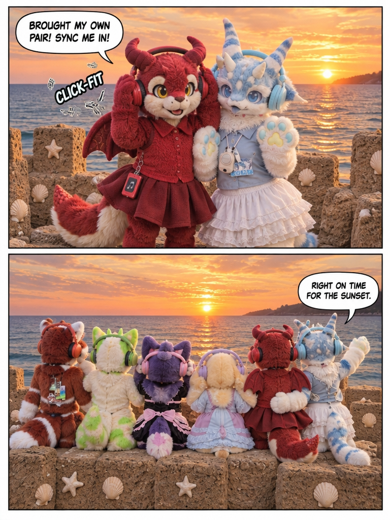 A Dragon Sister's Sunset Arrival (page 2 of 4)