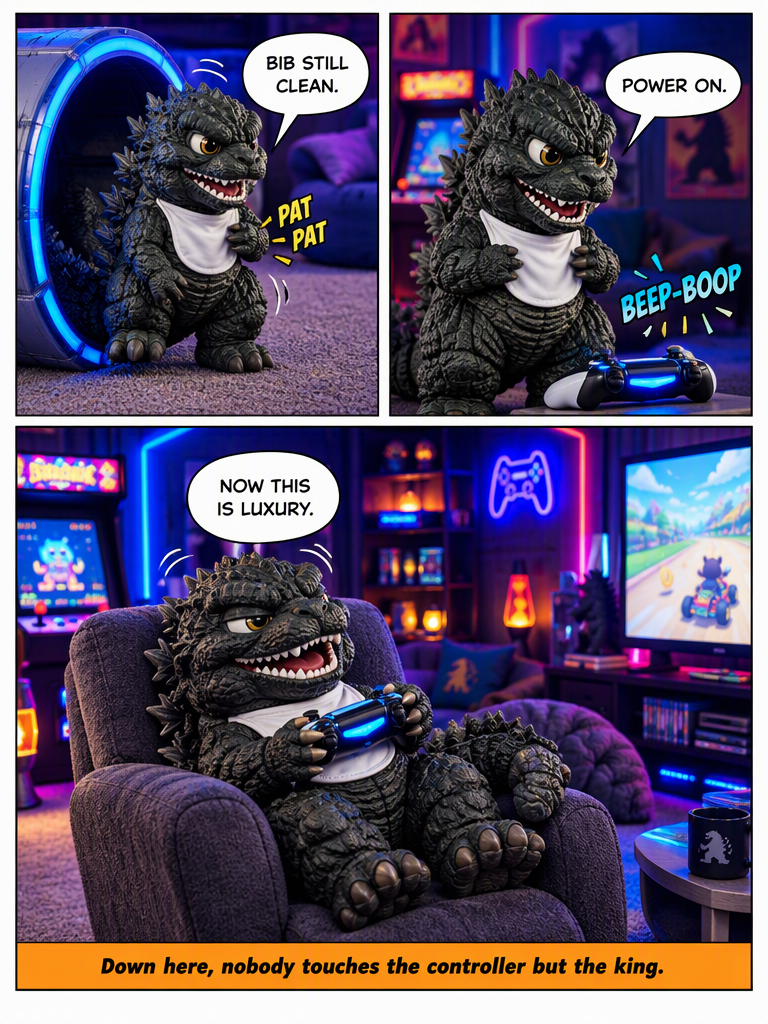 Godzilla-9 and the Basement Slide (page 4 of 4)