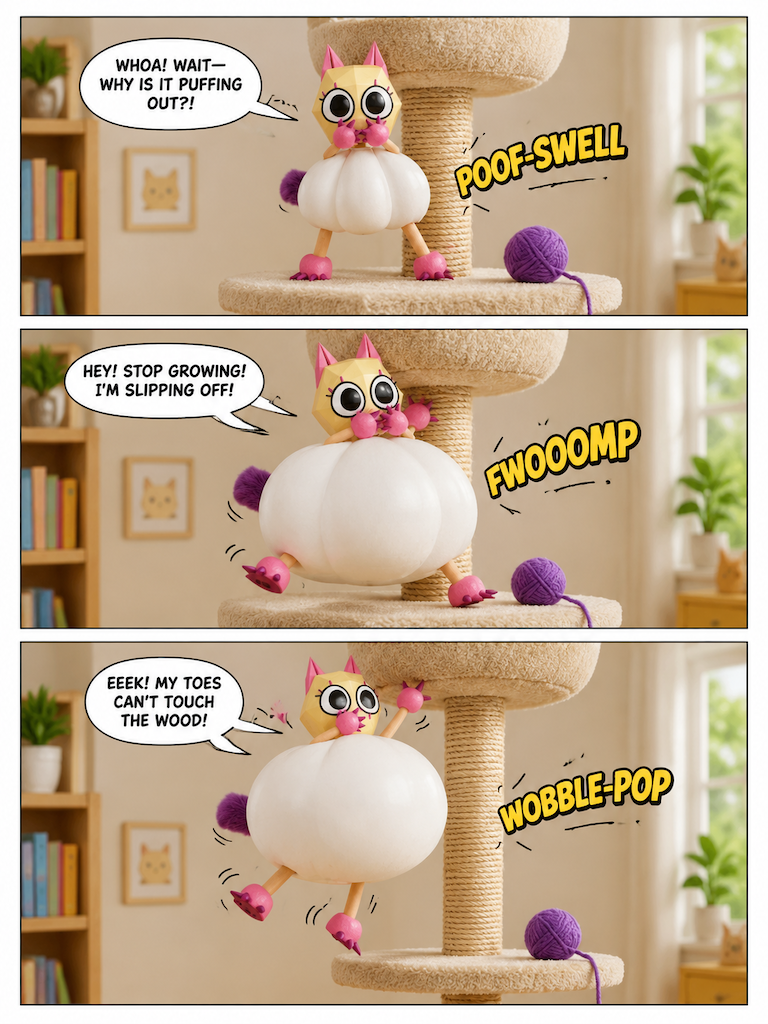 Scraps and the Swelling Cat Tree Calamity (page 2 of 4)