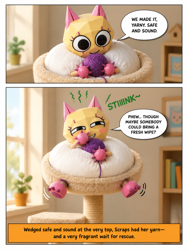 Scraps and the Swelling Cat Tree Calamity (page 4 of 4)