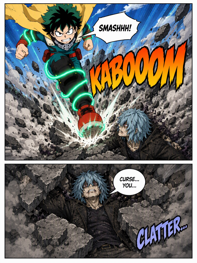 deku vs shigaraki comic (page 3 of 4)