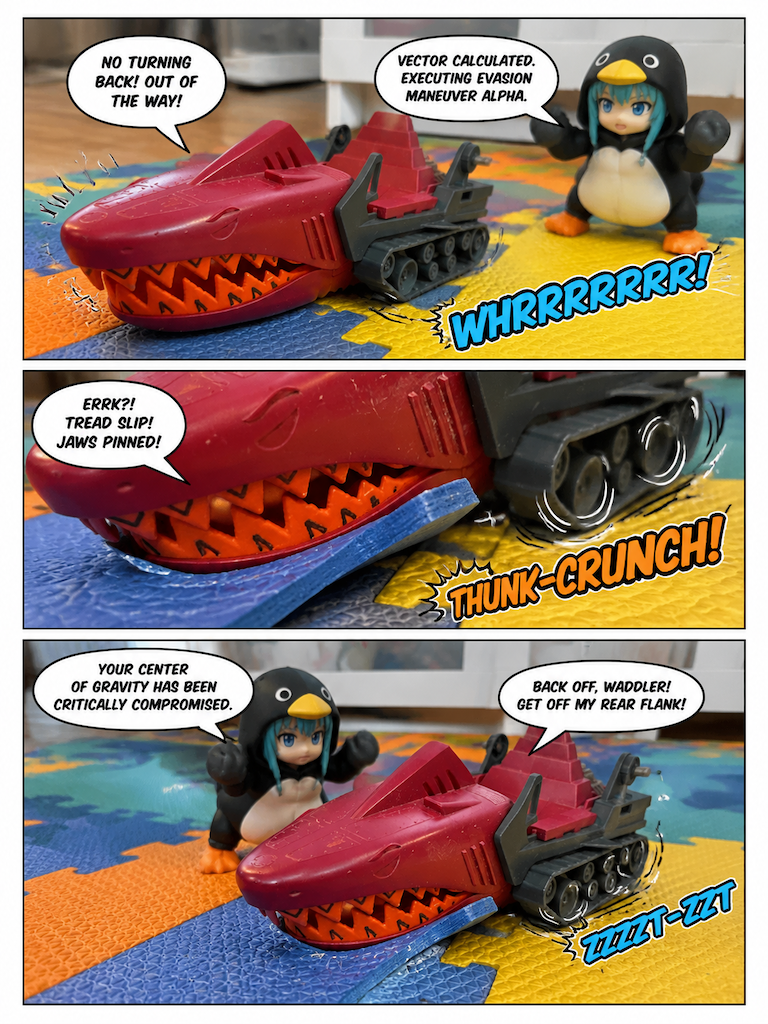 Tread Shark vs. Penguin Suit (page 2 of 4)