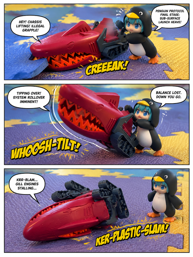 Tread Shark vs. Penguin Suit (page 3 of 4)