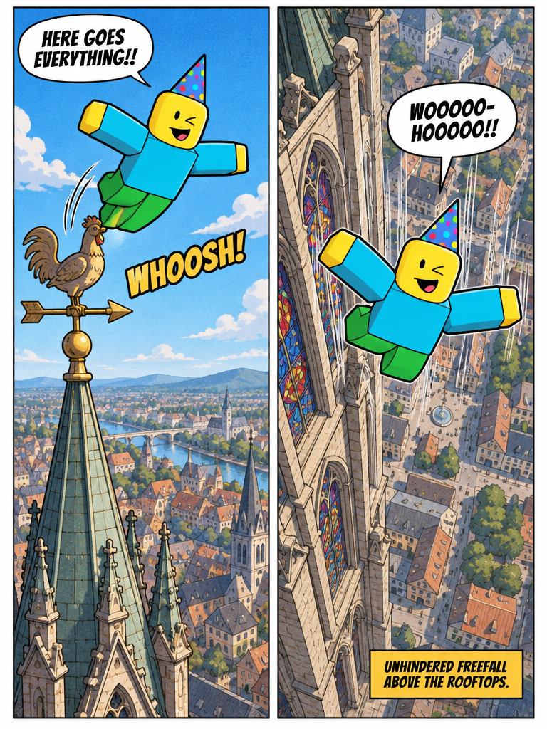 The Leap from the Spire (page 2 of 4)