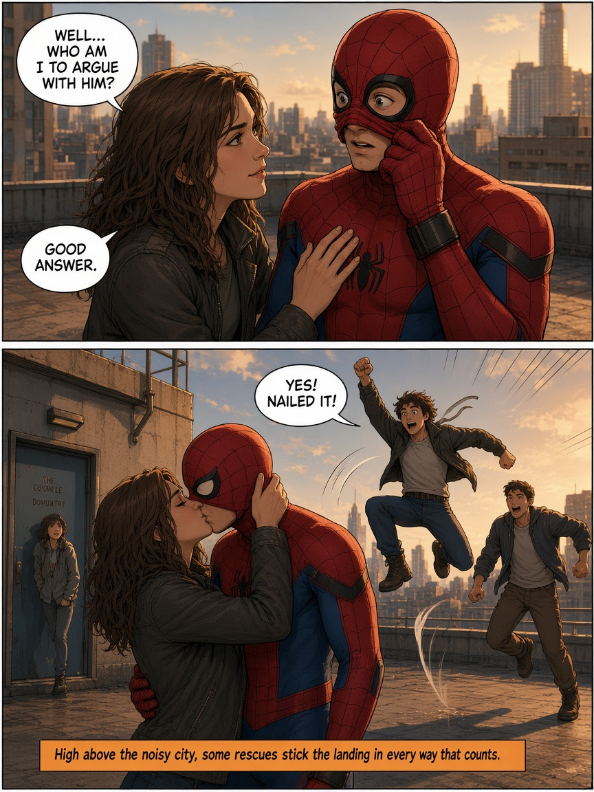 A Rooftop Catch and a Little Push (page 4 of 4)