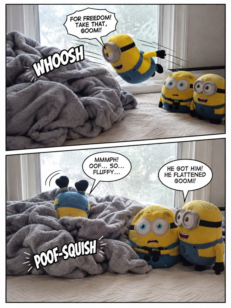 False Alarm on the Bedspread (page 3 of 4)