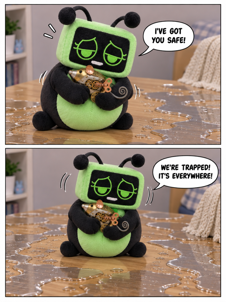 Escape from the Tabletop Spill (page 2 of 4)