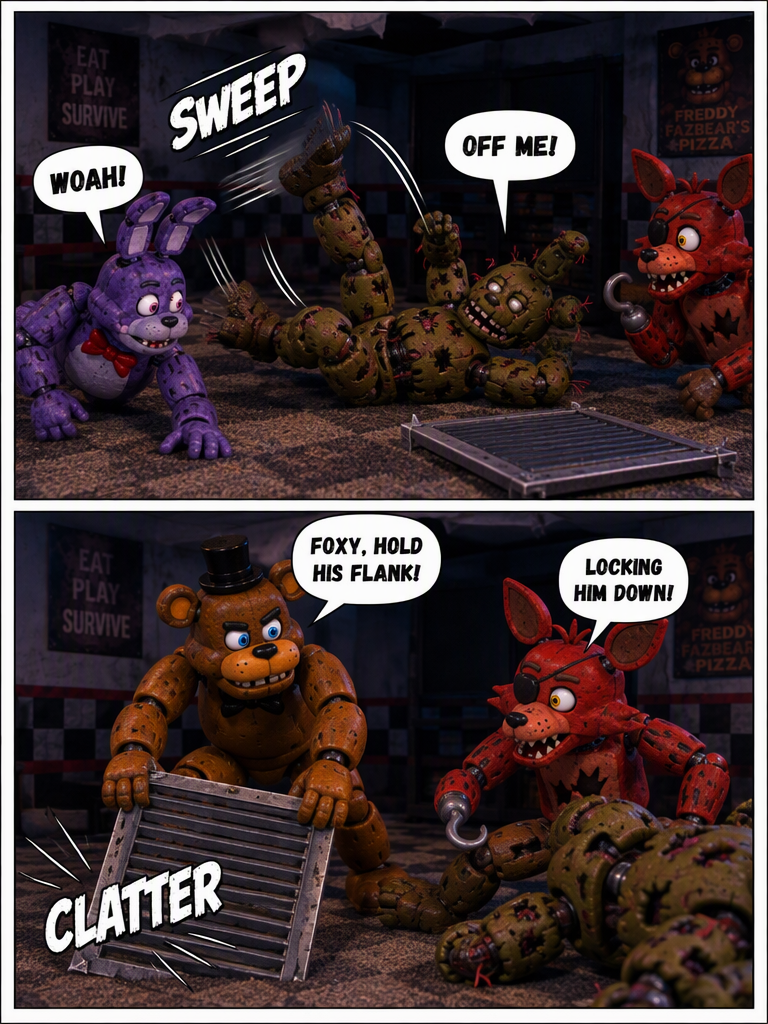 Springtrap Returns Part 6: The Standoff Below (page 2 of 4)