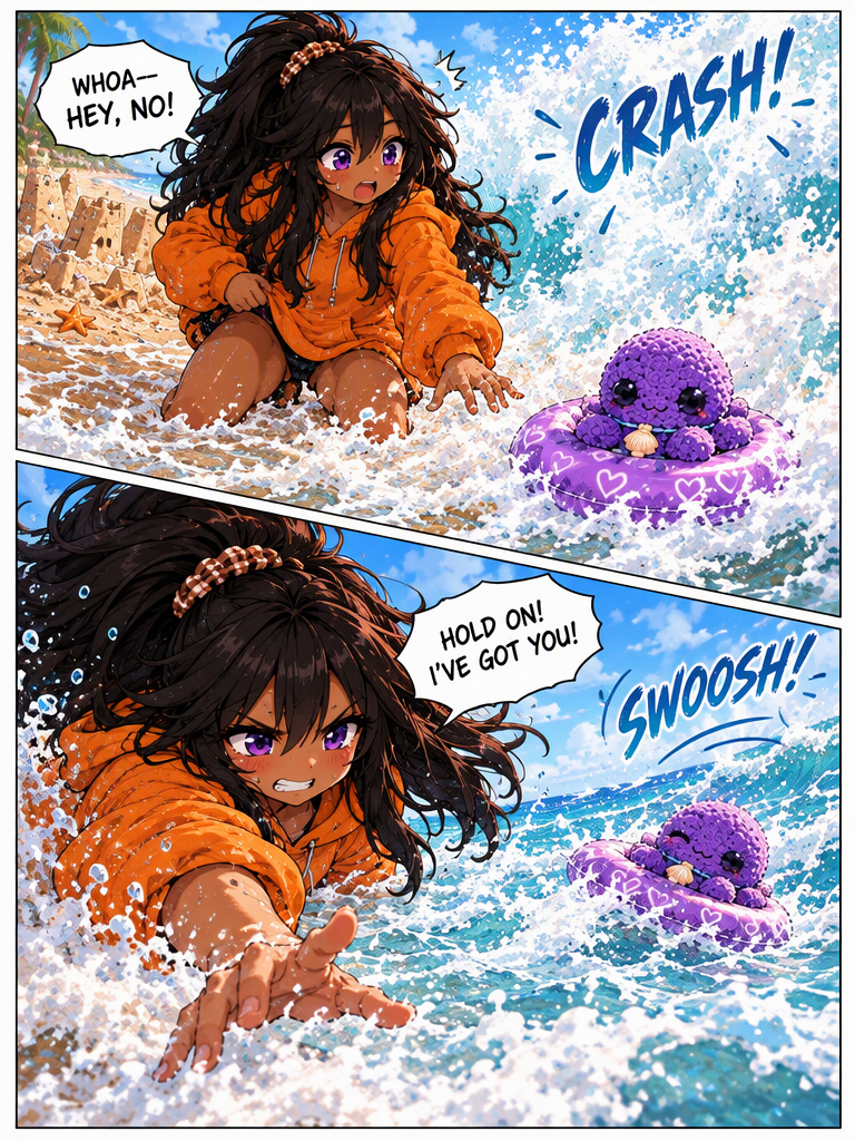 Beachside Rescue for Octopy prt 2 (page 2 of 4)