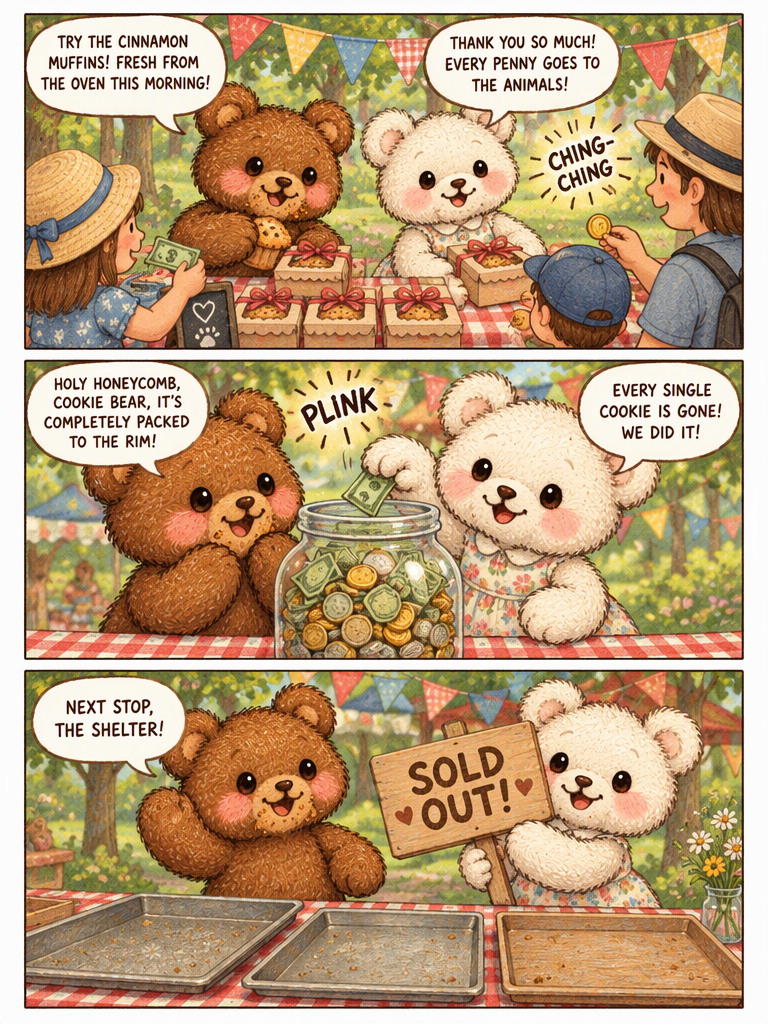 Cookie Bear's Big Bake Sale (page 3 of 4)