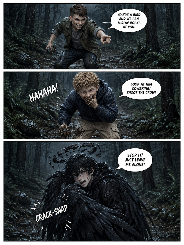 Broken Feathers in the Rain (page 3 of 4)