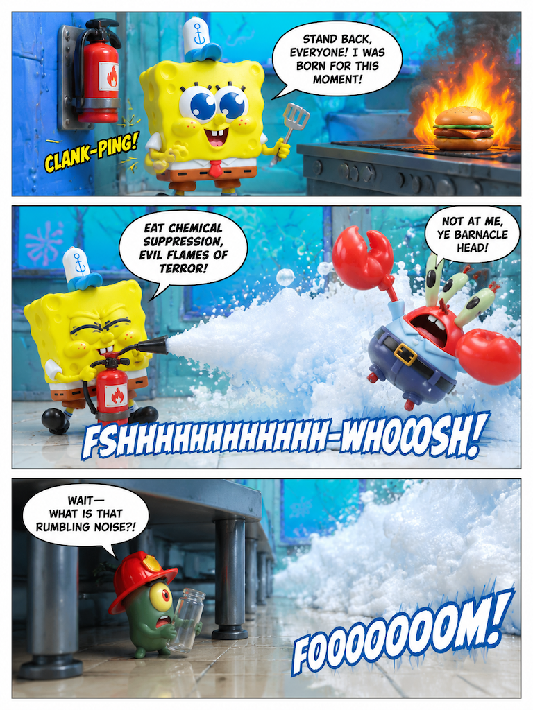 SpongeBob's Burning Patty Chaos! (page 2 of 4)