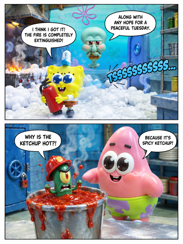 SpongeBob's Burning Patty Chaos! (page 3 of 4)