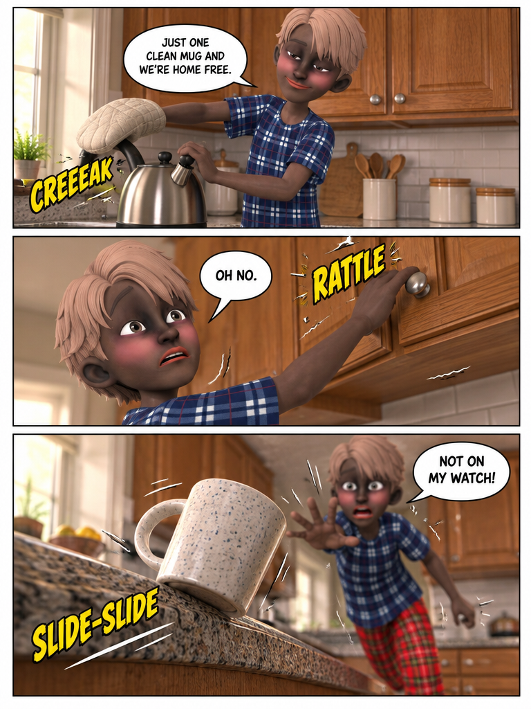 Dad's Silent Morning (page 2 of 4)