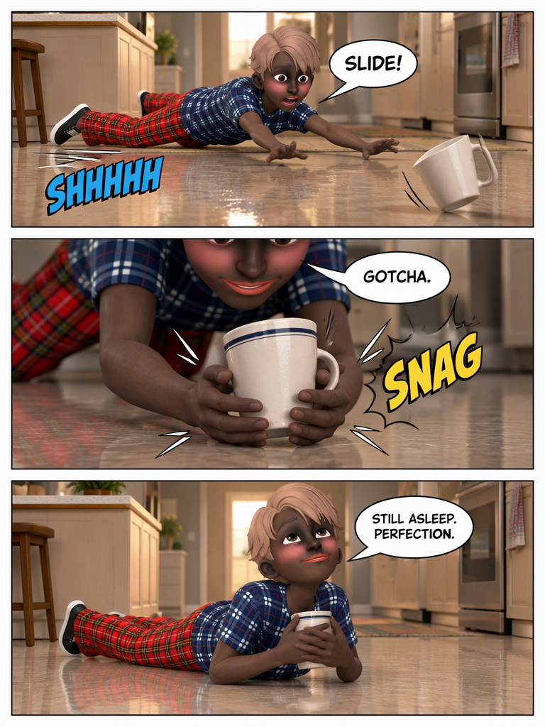 Dad's Silent Morning (page 3 of 4)