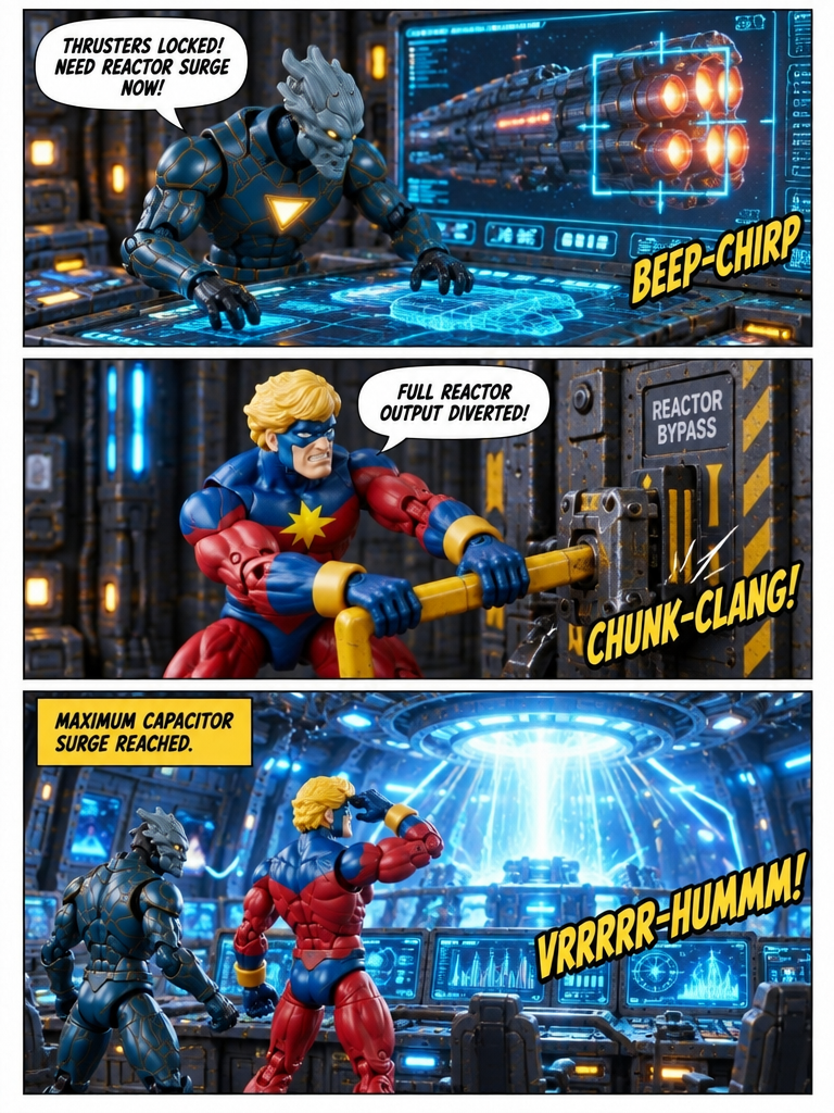 Captain Marvel - Orbital Defense Stand - Comic Story - part  9 (page 2 of 4)