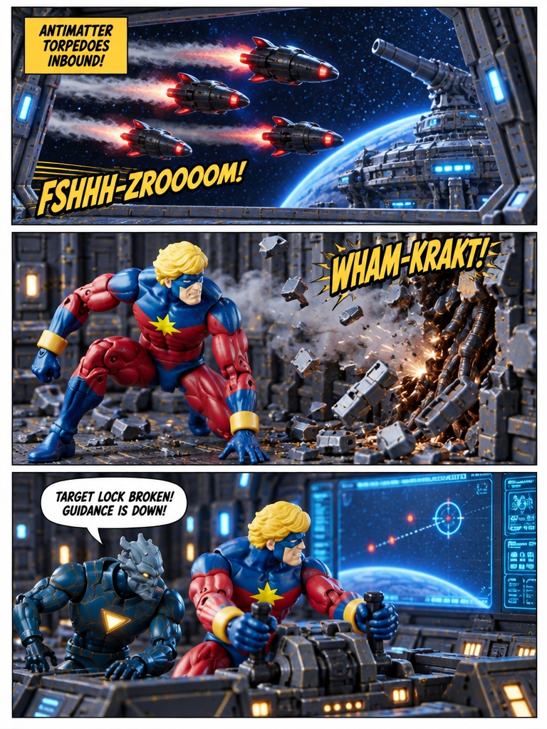 Captain Marvel - Orbital Defense Stand - Comic Story - part  9 (page 3 of 4)