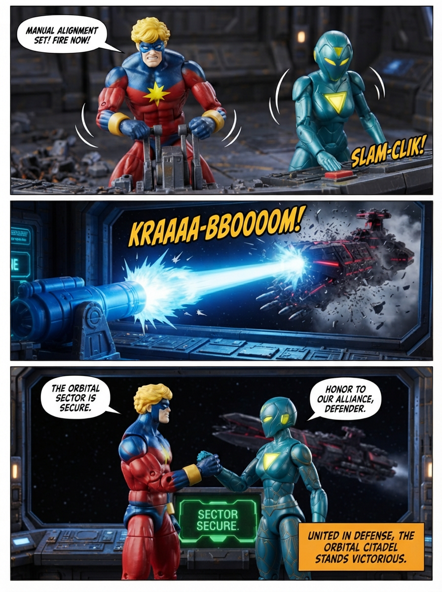 Captain Marvel - Orbital Defense Stand - Comic Story - part  9 (page 4 of 4)