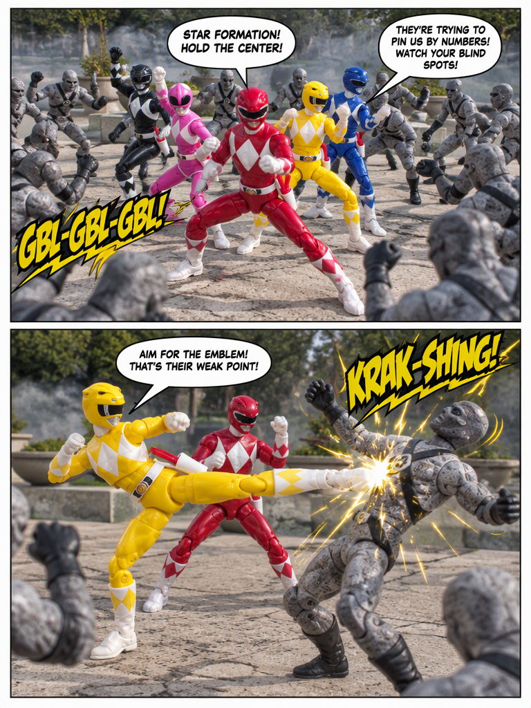 Clash in Downtown Angel Grove (page 2 of 4)