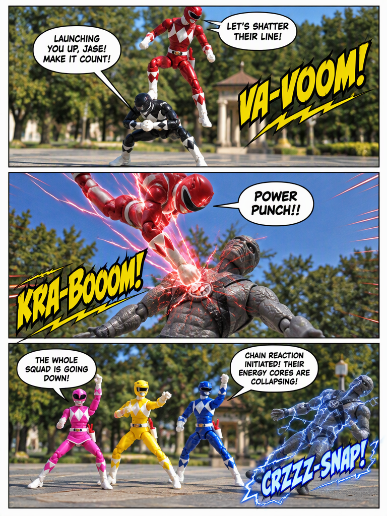 Clash in Downtown Angel Grove (page 3 of 4)