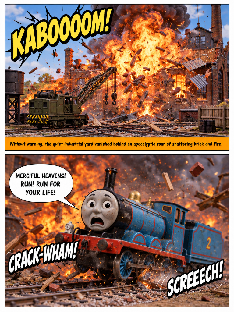 Escape from the Exploding Works (page 2 of 8)