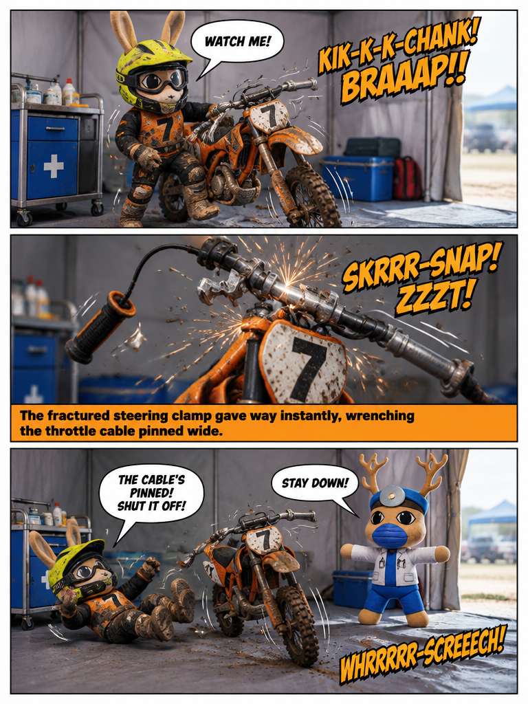 Motocross Crash: Paddock Triage (page 2 of 4)