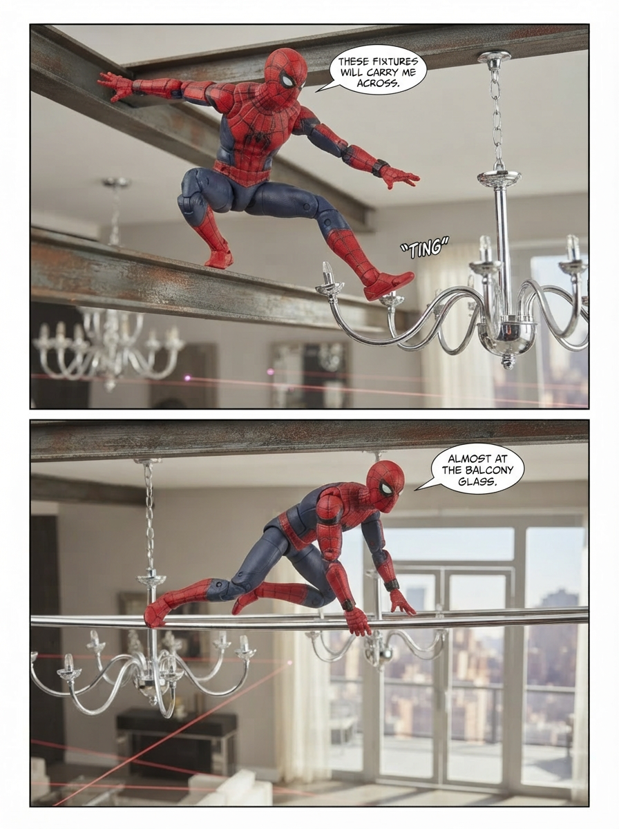 Spider-Man- Penthouse Infiltration and Escape - Comic Story part 4 (page 2 of 4)