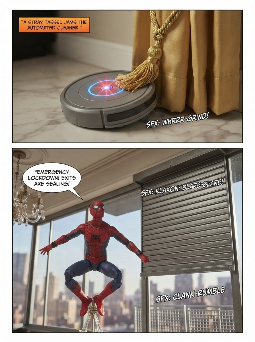 Spider-Man- Penthouse Infiltration and Escape - Comic Story part 4 (page 3 of 4)
