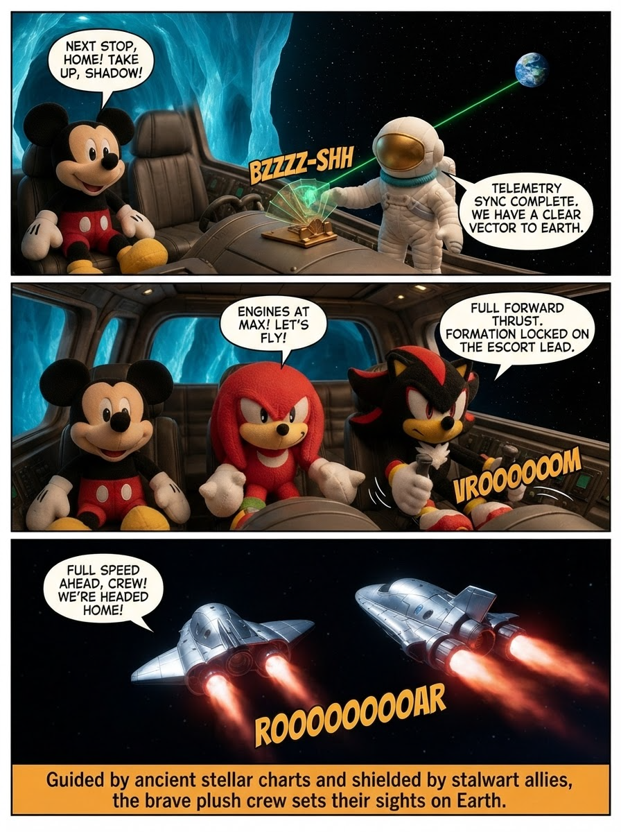 Guiding Earth With A Map and Spaceship Reinforcements (page 4 of 4)