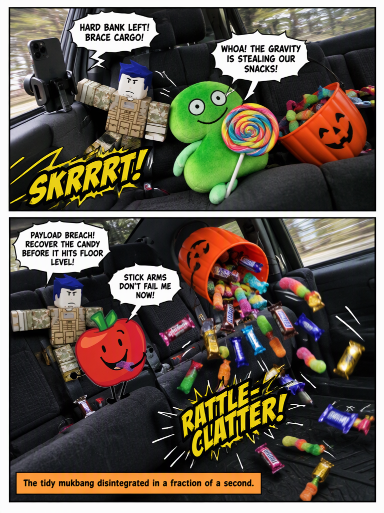 Halloween Car Mukbang Chaos (page 2 of 8)