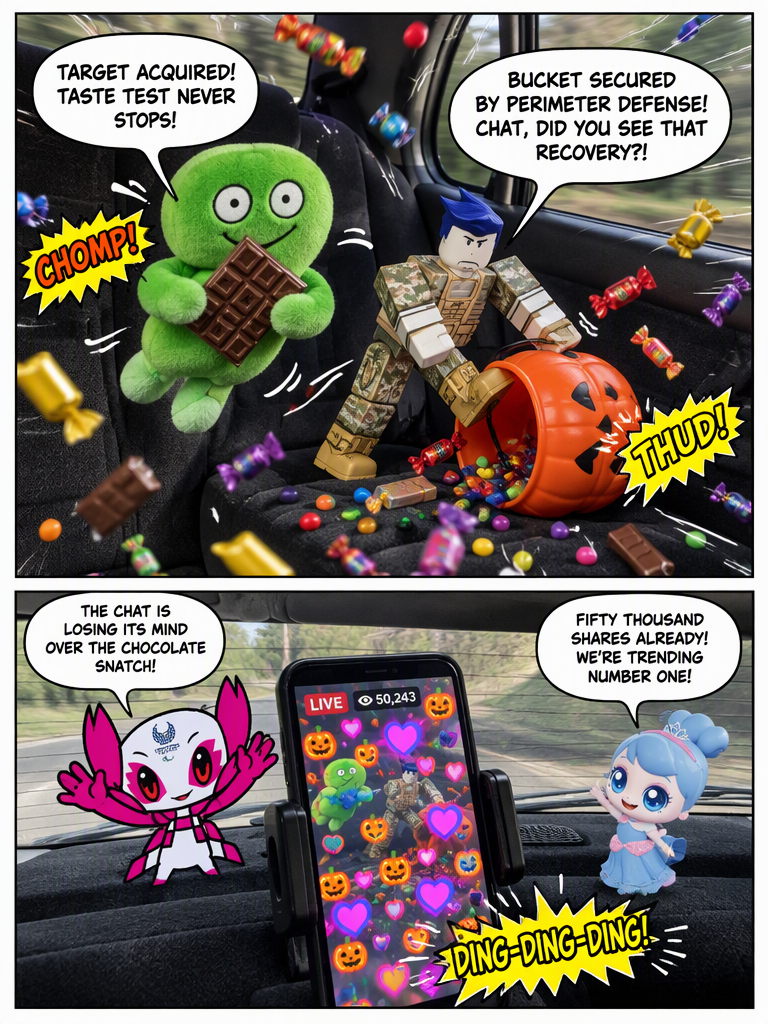 Halloween Car Mukbang Chaos (page 3 of 8)