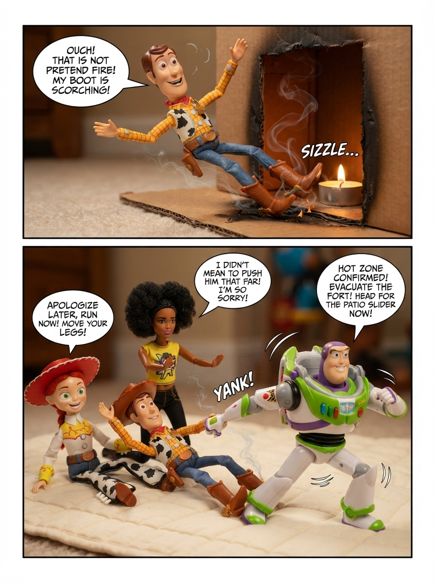 Escape from the Fire Play (page 2 of 4)