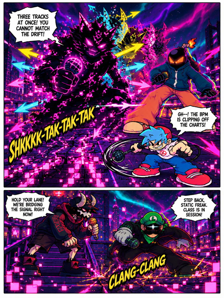 Neon Beatdown Against the Glitch (page 2 of 8)