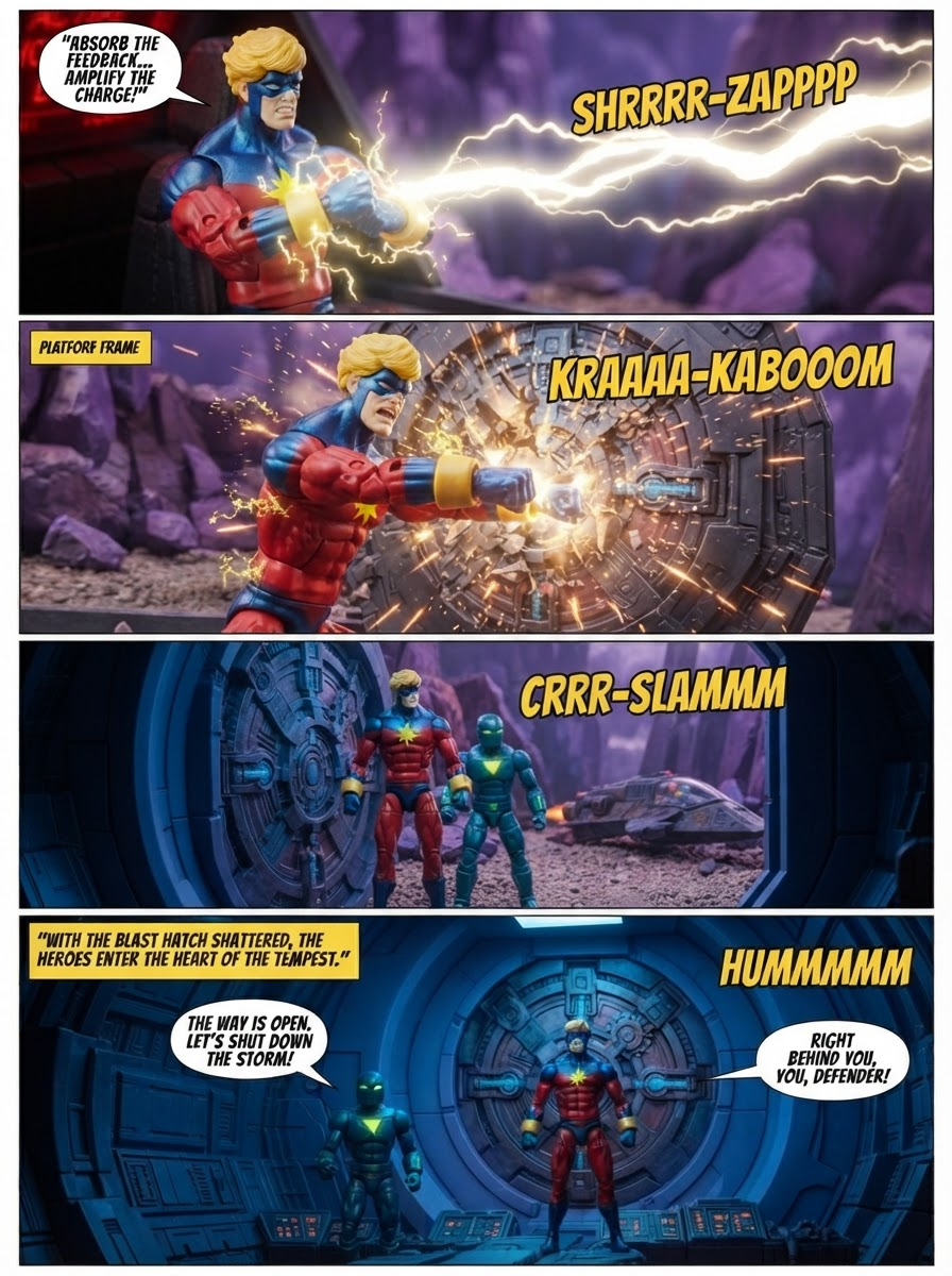 Captain Marvel  - Breaching the Storm Core  - Comic Story part 20 (page 4 of 4)