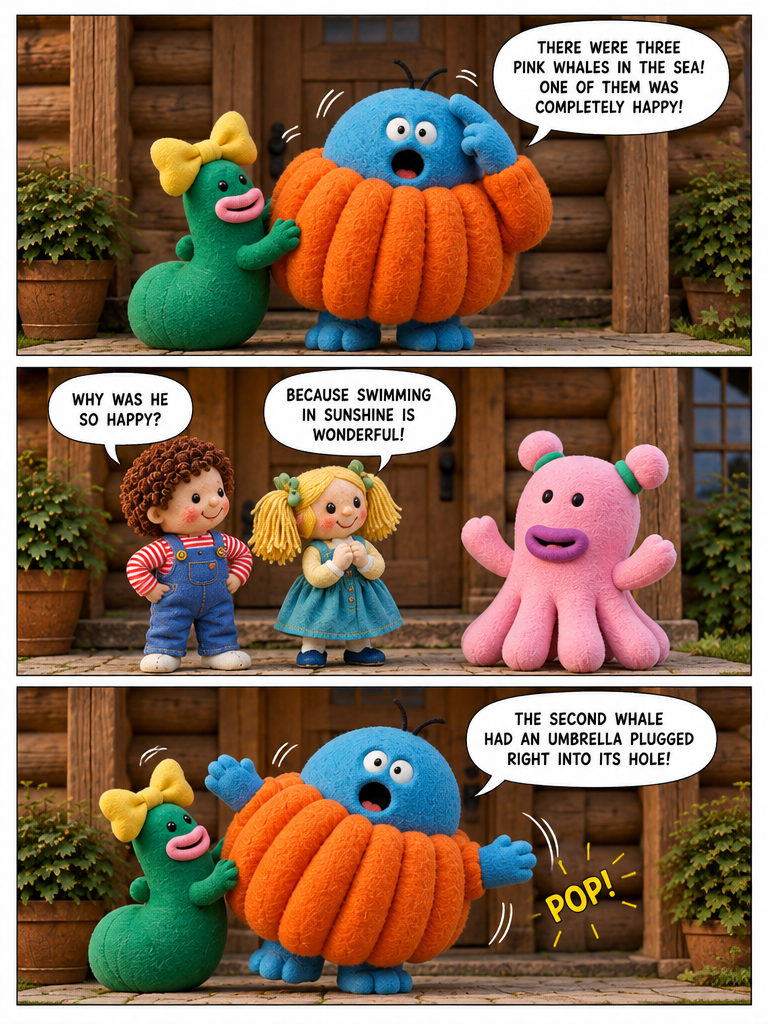 The Tale of the Three Pink Whales (page 2 of 4)
