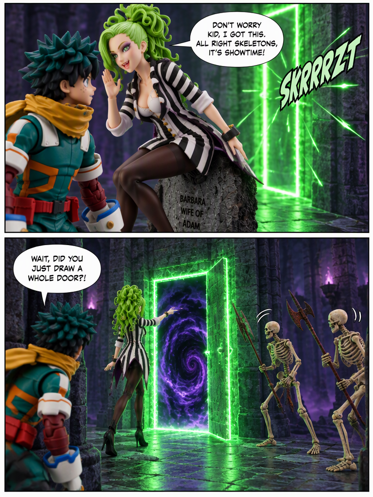 Deku and beetlejuice in Showtime in the Underworld (page 2 of 4)
