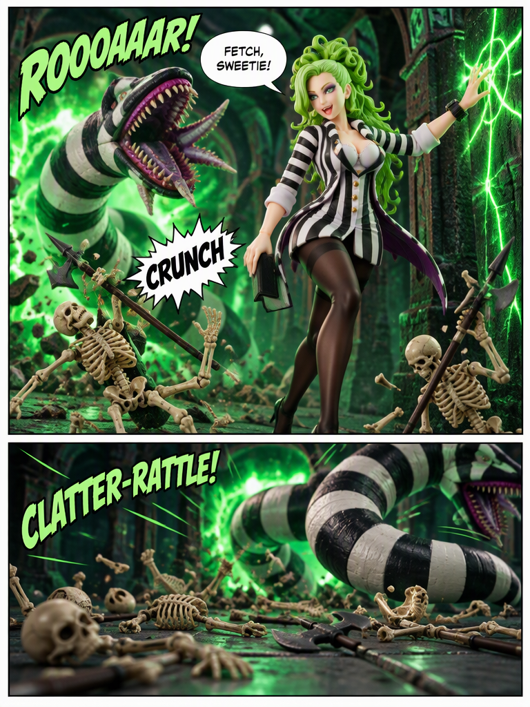 Deku and beetlejuice in Showtime in the Underworld (page 3 of 4)