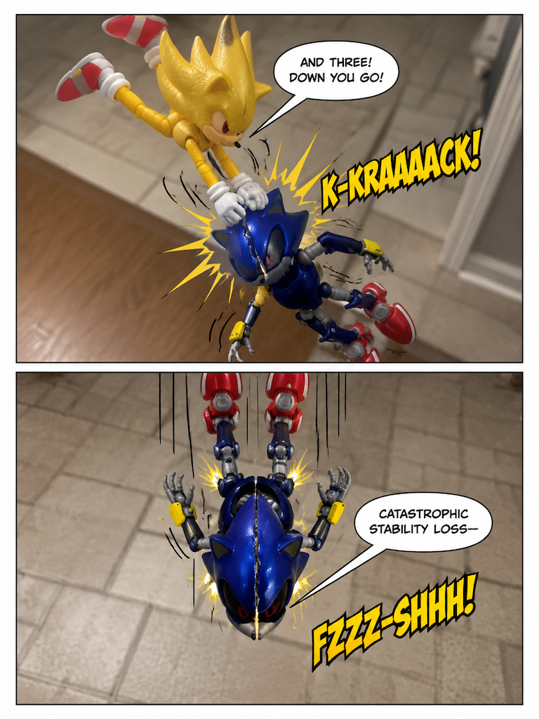 Super Sonic vs Metal Sonic (page 3 of 4)