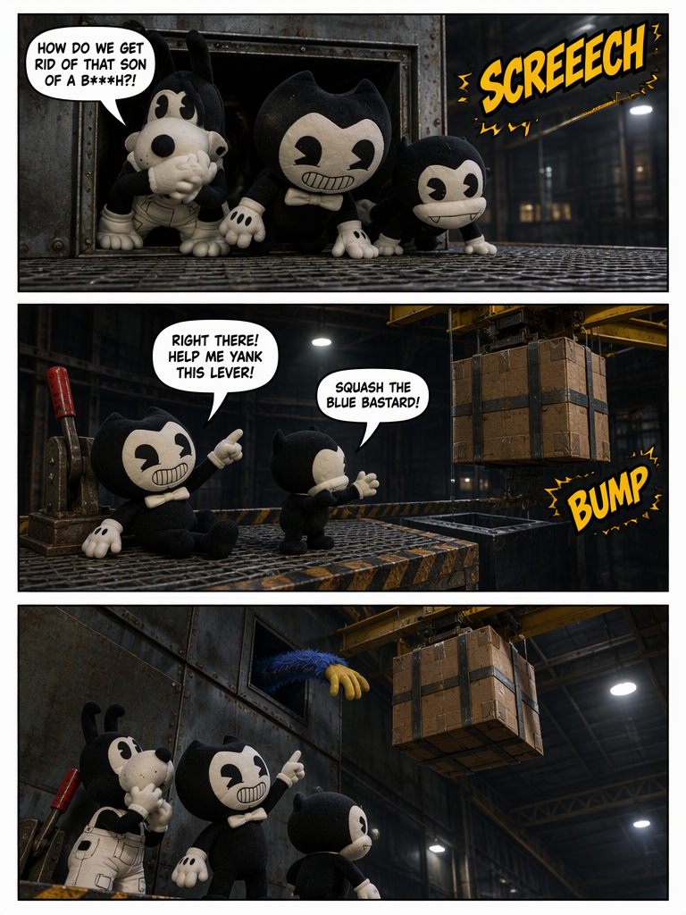 BENDY AND FRIENDS IN POPPY PLAYTIME (page 2 of 4)