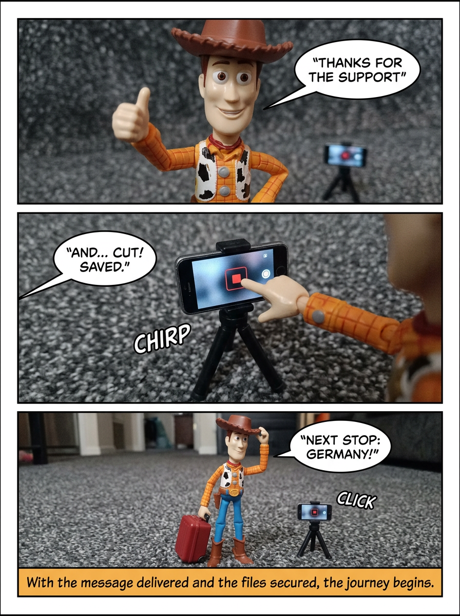 A Quick Update from the Carpet. 'Woody&Friends series' episode 1 season 1. (page 4 of 4)