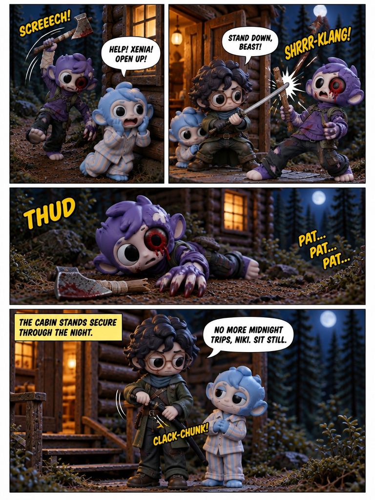 Night Mischief and the Cleaving Blade (page 4 of 4)