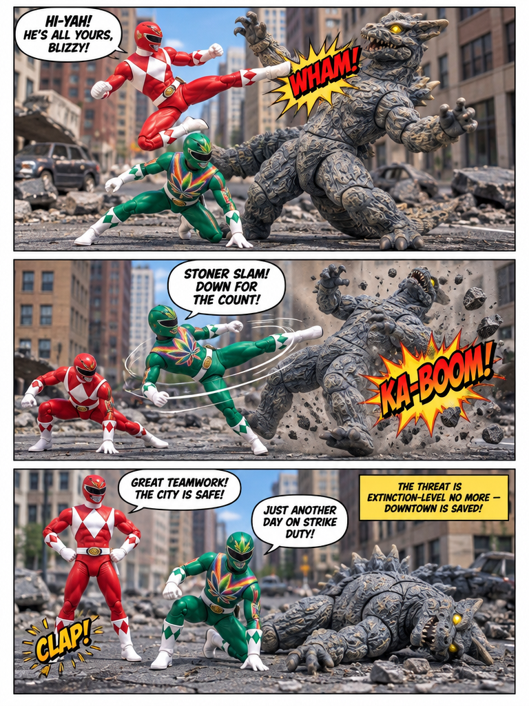 Stoner Strike and Red Ranger Clash featuring John Cena as Jason Lee Scott (page 4 of 4)