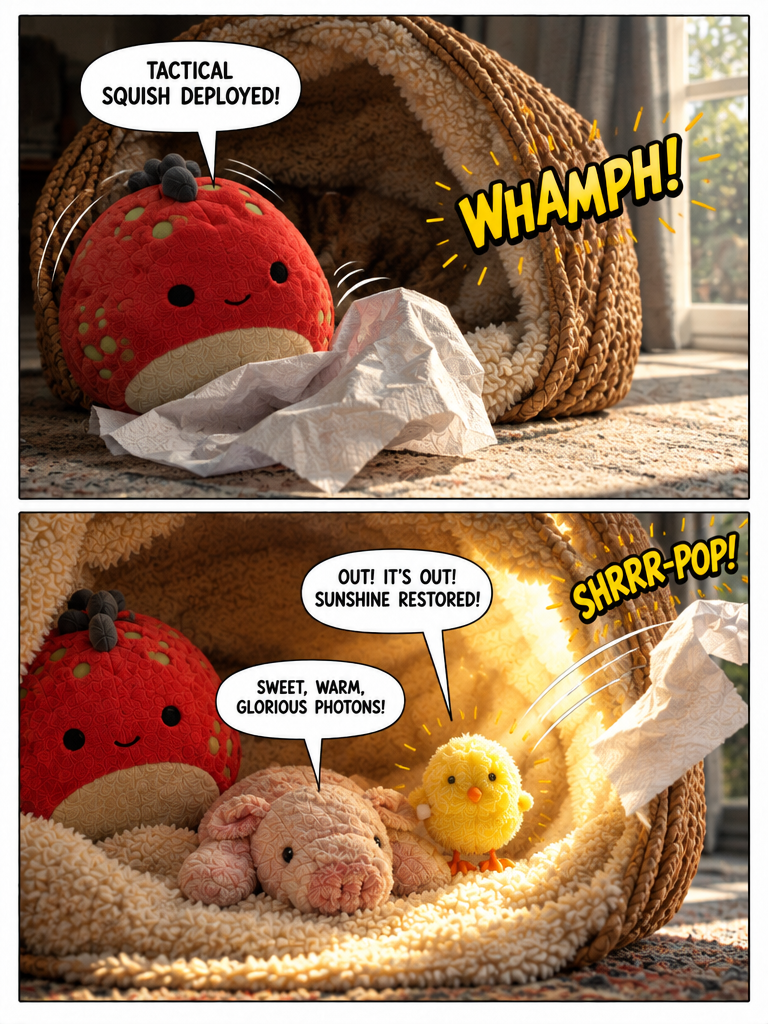 Sunlight in the Basket Fort (page 3 of 4)