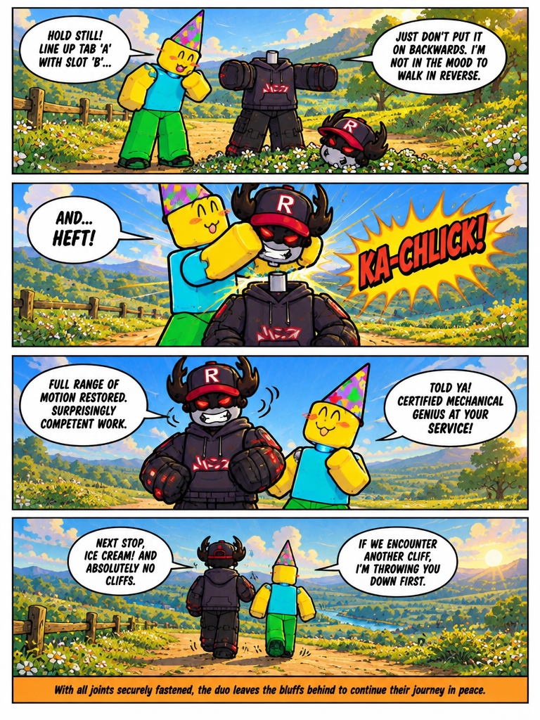 A Tumble and a Quick Reattachment (page 4 of 4)