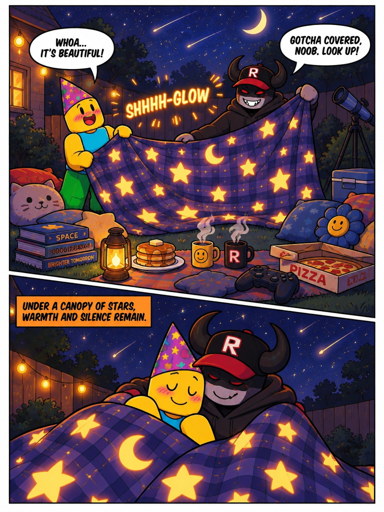 Shooting Stars Over the Lawn (page 4 of 4)