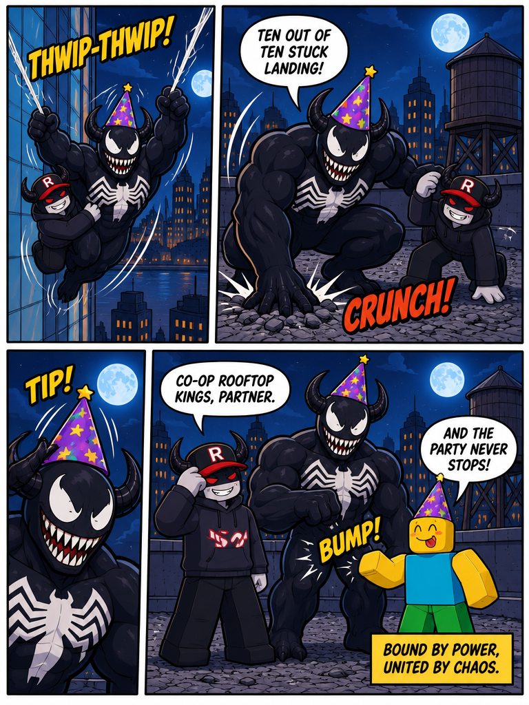 Symbiote Swing and the Rooftop Web (page 4 of 4)