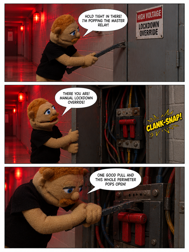 Lockdown on Block B (page 5 of 8)