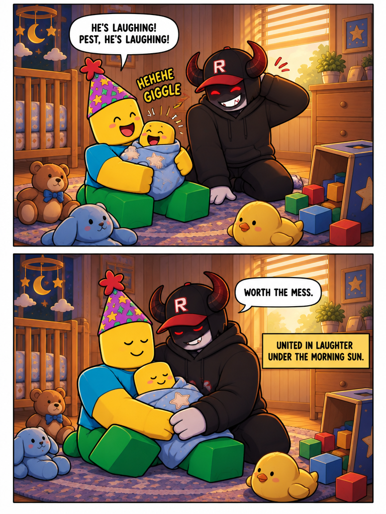 First Giggles in the Morning Light (page 4 of 4)