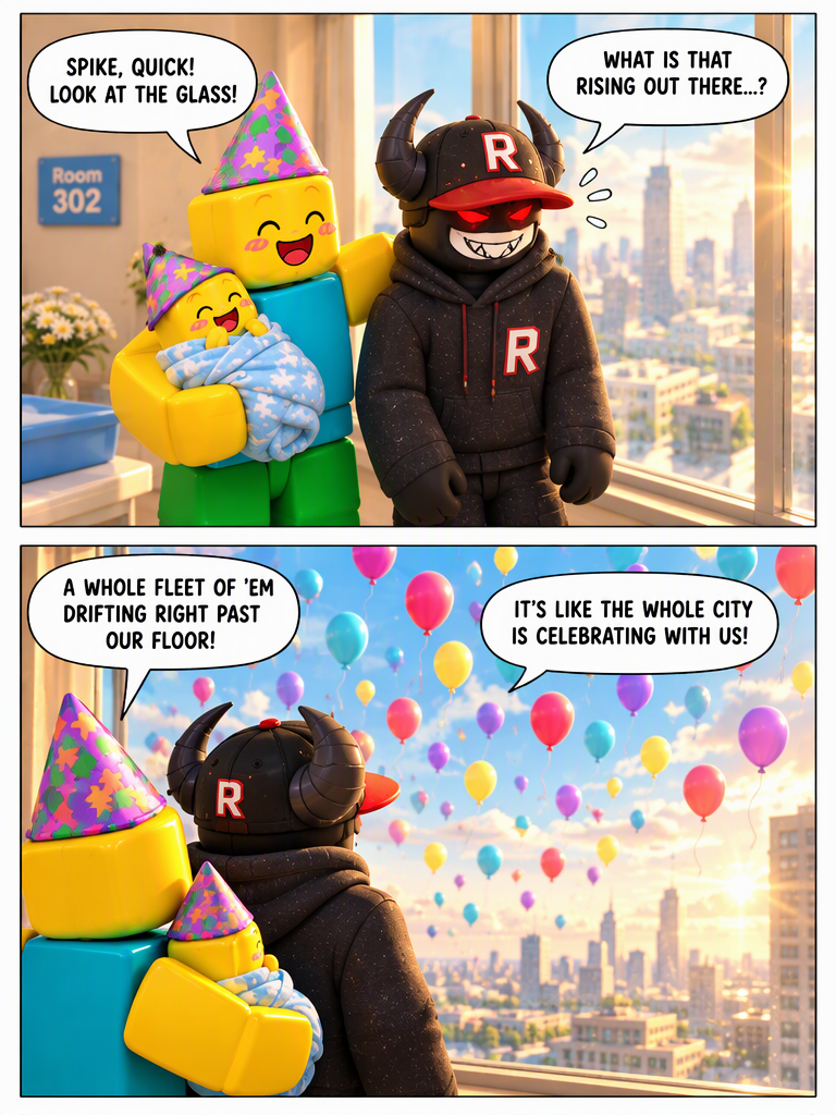 A Birthday Surprise Outside Room 302 (page 2 of 4)