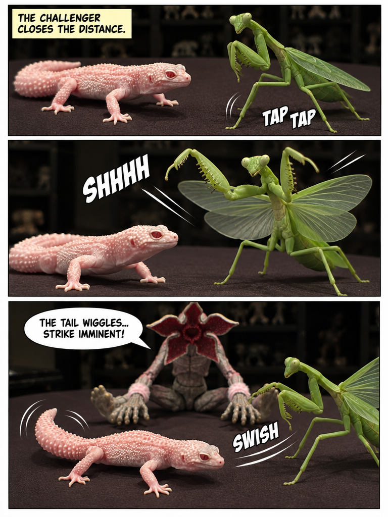 The Desk Dragon vs. the Praying Mantis (page 2 of 4)